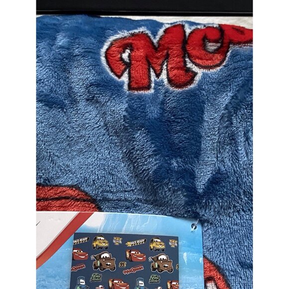 DISNEY Pixar CARS LIGHTNING MCQUEEN Mater Luigi Soft Throw Blanket 40 X 50” NEW - Picture 5 of 13